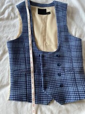 Harris Tweed Waistcoat Xs 34 S