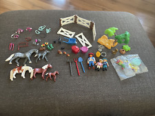 Playmobil Horse Bundle - horses, riders, children hedgehogs, Fencing, equipment