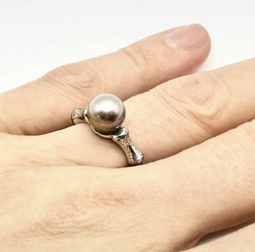Majorica black pearl silver - majorica,