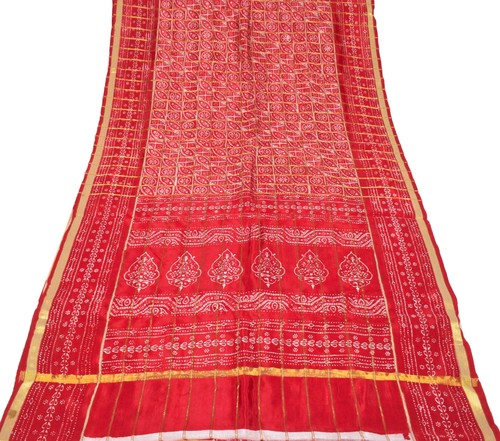 Sushila vintage red bandhani - sushila,