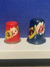 Vintage Painted Thimbles -