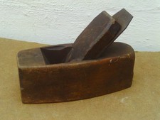 Antique Vintage Wooden 'S. Ashton Sheffield' Block Plane Carpentry Woodwork Tool