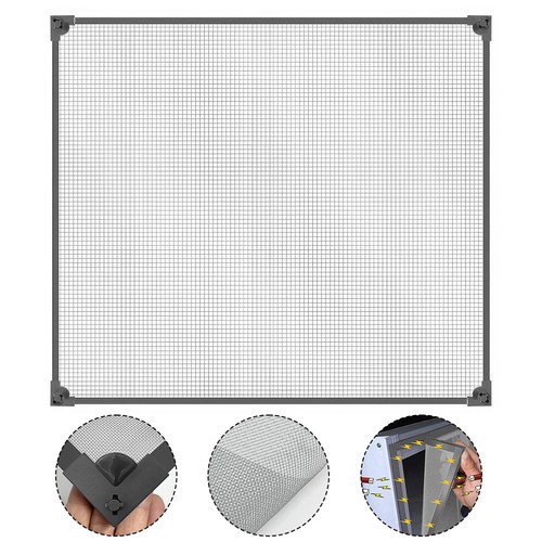 Magnetic window screen mesh - magnetic,