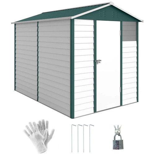 9x6ft metal garden shed - garden,