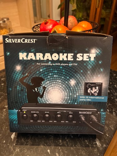 Silvercrest karaoke set with - karaoke,