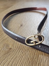 Gucci Vintage GG Buckle Brown