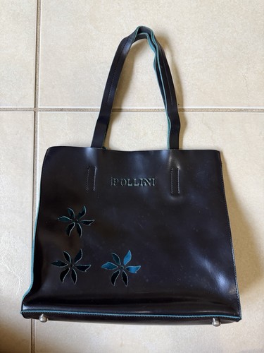 Vintage pollini black leather - vintage,