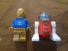 Lego Star Warsl R2-D2 C-3PO astromech protocol droid sweater 75340 Minifigure