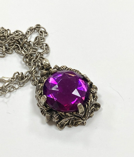 Vintage miracle signed pendant - miracle,