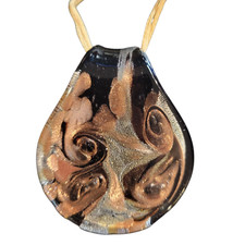 Art Glass Necklace Pendant