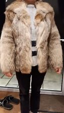 Coyote fur coat Women's sized 10