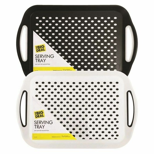 Serving tray with high - 2,