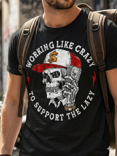 Men funny skeleton shirt - skeleton, t-shirt