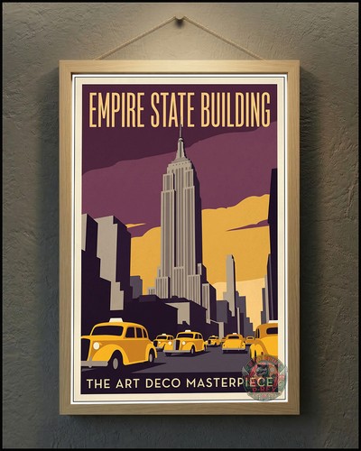 Empire state building art - empire,