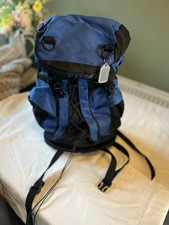 Highlander Rambler 25L Backpack Blue/Black  Camping Hiking Hardly Used VGC