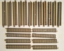 20 x Straight Grey TRI-ANG