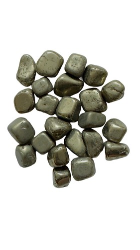 Pyrite polished tumble - pyrite,
