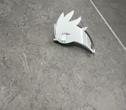 Silver the hedgehog pin - hedgehog,