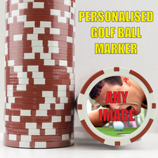 Custom POKER CHIP GOLF BALL