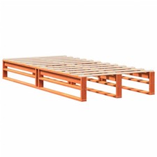 Bed Frame Base Wax Brown
