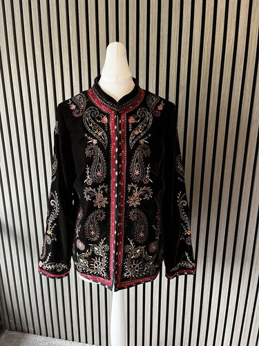 Ladies monsoon black velvet - monsoon,