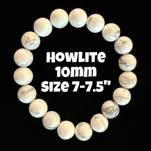 Authentic howlite 10mm - authentic,