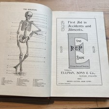 1903 First Aid In Accidents & Ailments “REP” Book