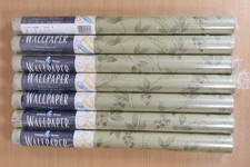 Graham & Brown Olive Green Wallpaper Rolls 56461 Made in England 10m x7 Bundle