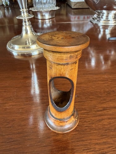 Georgian treen timer - georgian, holder