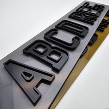 Pair of Embossed 4D Design