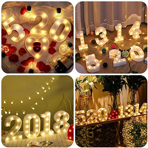 Large led light alphabet - led,