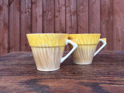 Vintage art deco cups - deco, and