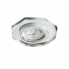 Kanlux Morta  Glass Octagon Recessed  GU10 Ceiling  Spot Downlight