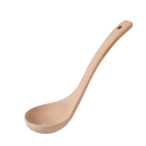 Wooden soup ladle - ladle, beech