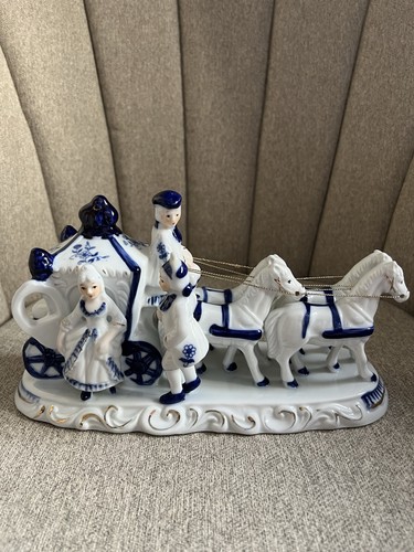 Preowned vintage blue white - preowned,