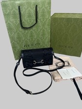Gucci Horsebit Jumbo GG  Muni Bag Black New Box Paperbag