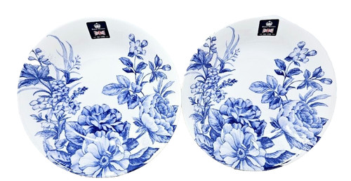 Royal wessex blue white - blue, floral