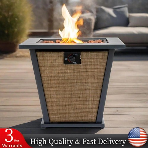 Outdoor propane gas fire - propane,