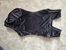 Black Velvet Leotard 32"