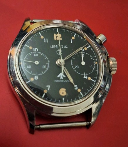 Vintage lemania royal navy - lemania,
