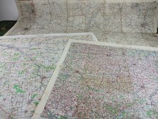 3 x WW2 MAPS (BASTOGNE, ANTWERP, HOUFFALIZE, AACHEN, KOLN, BONN, RHINE etc)