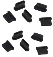 10X Type-C Dust Plug USB Charging Port Protector Silicone Cover for Smart Phone*