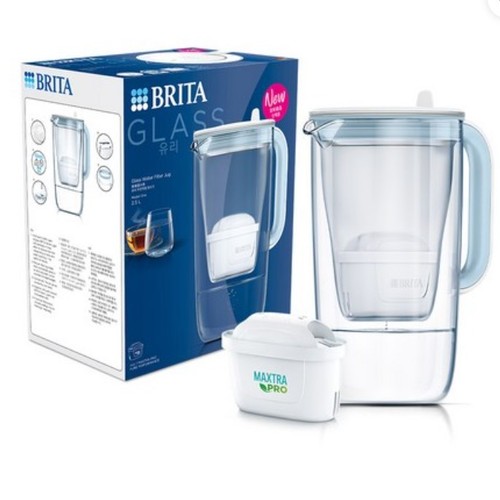 Brita glass water - water, jug