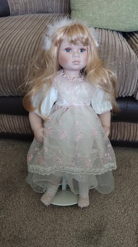 Leonardo porcelain doll - porcelain, on