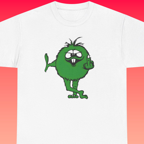 Funny monster shirt green - t,