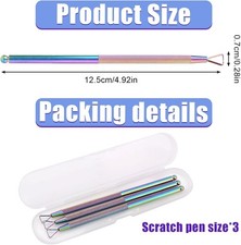 3pcs Lottery Scratcher Tools