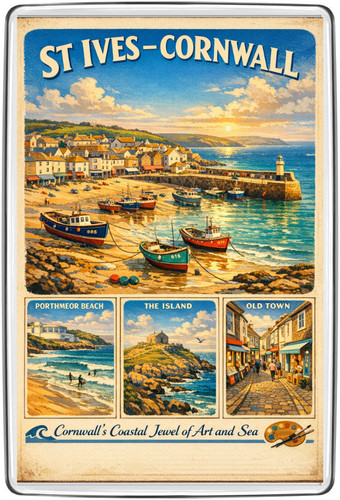 Ives cornwall harbour boats - ives,