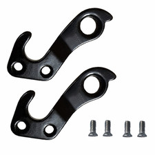 2pcs black bicycle rear - black,
