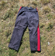 RLC double red stripe No1 Trousers Blue British Army Soldiers Dress Uniform No 1