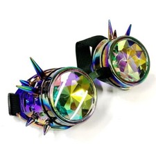 Rainbow Steampunk Goggles